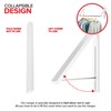 Double Foldable Clothing Rack w/Extension Rod, Wall-Mounted Retractable Clothes Hanger