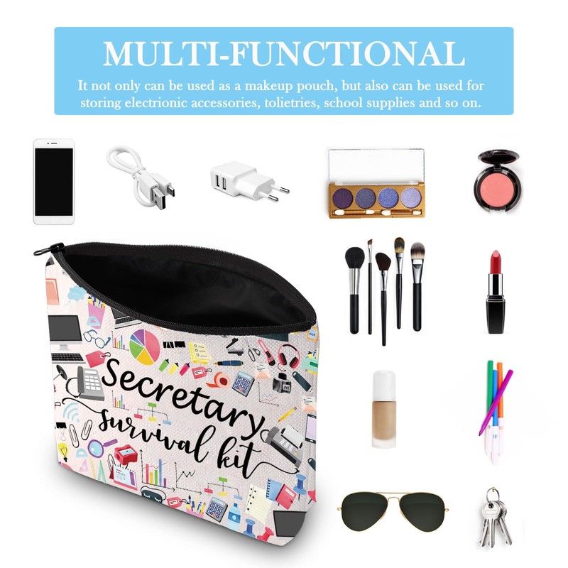 Secretary Survival Kit Secretary Gift Travel Accessories Toiletry Bag Makeup