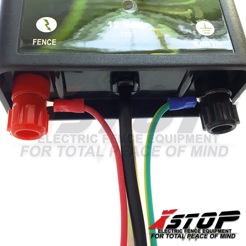 X-Stop Pair of Electric Fence Connection Cable Earth and Fence