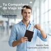 Porta Pasaporte con Bloqueo RFID, Funda para Pasaporte y Visa