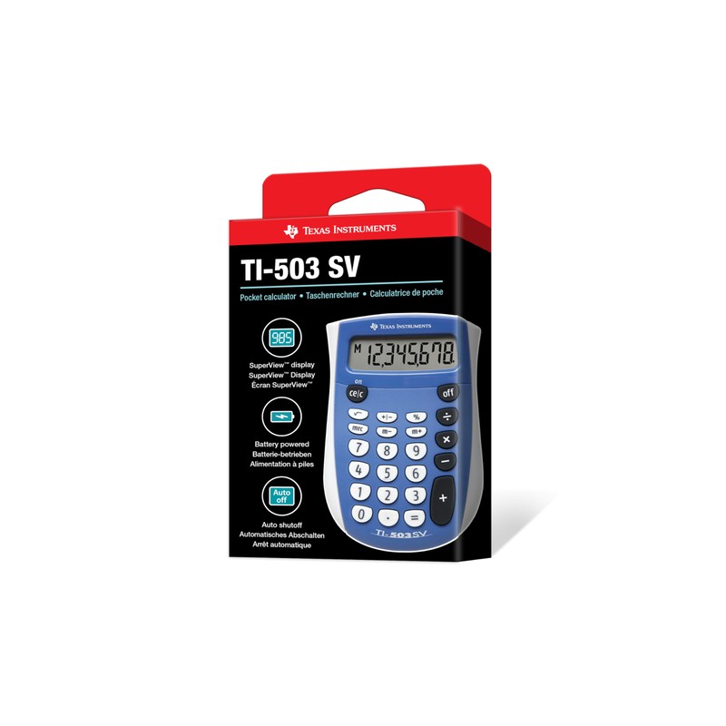 Texas Instruments TI-503 SV Standard Function Calculator