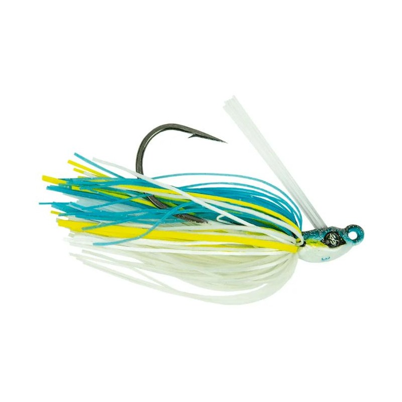 Grass Hero Jig - Color: Chartreuse White, Weight: 1/2 oz