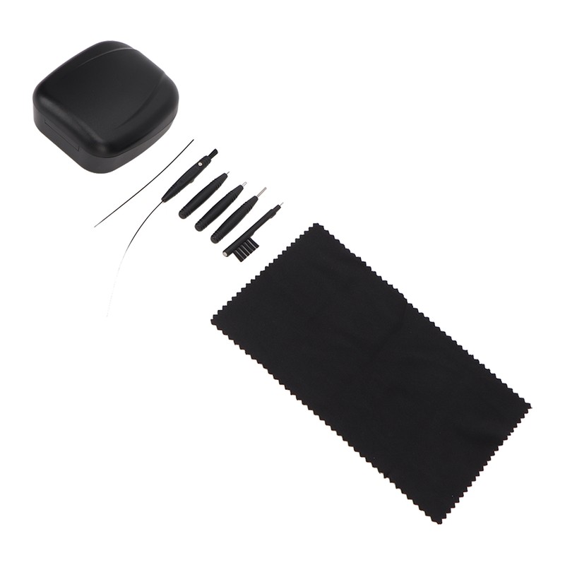 8pcs Hearing Amplifier Cleaning Kit Portable Hearing Amplifier Cleaning Tool