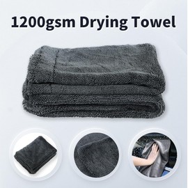 Twisted Loop 1200GSM Drying Towel for Cars – Premium Quality for Superior Care 50cm x 70cm Ultra-Absorbent Microfiber Towel – Ideal for Drying, Protectant Application & Paint Sealing