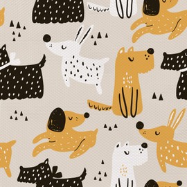 ForPro FUN Doggone Delight 5" Foil Sheets, Aluminum Foil, Pop-Up Foil Dispenser, Hair Foils for Color Application and Highlighting Services, Food Safe, 5” W x 10.75” L, 100-Count