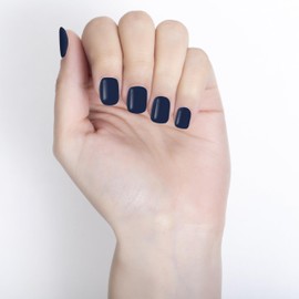 Sensationail Gel Nail Polish - At Home Gel Quick-Cure Polish - Glossy, Long-Lasting, No Dry Time - Lasts Up to 2 Weeks - Black to Basics - 7.39 mL/0.25 fl oz