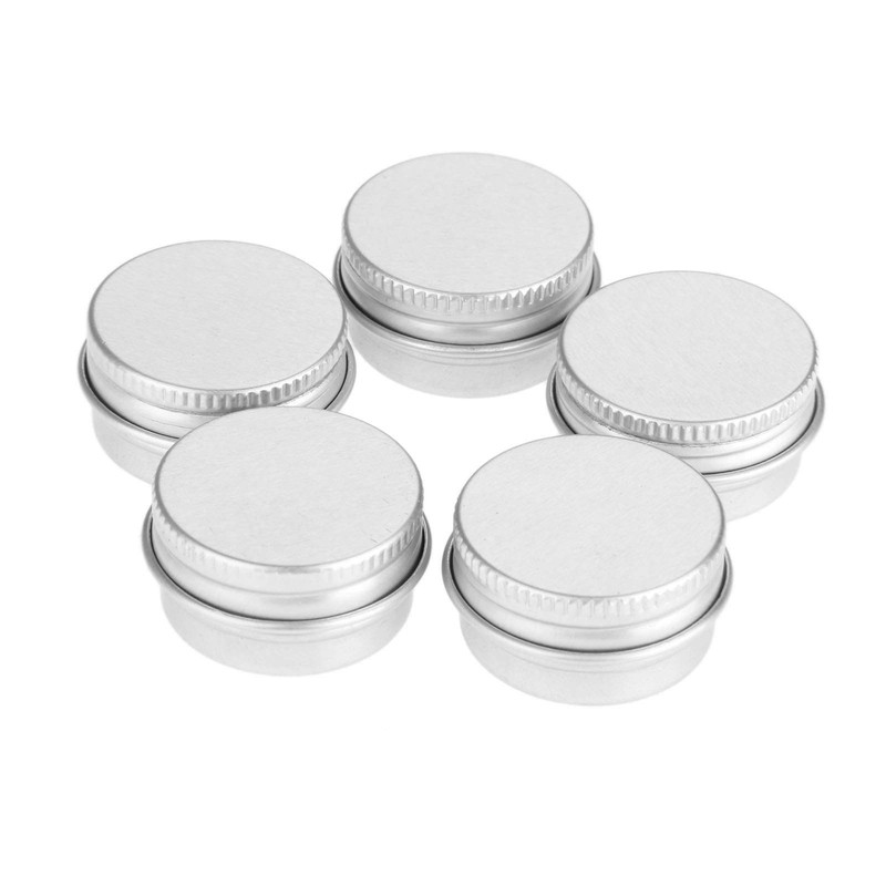 Dophee 5ml 5 Pcs Cream Case, Ointment Container, Aluminum Can