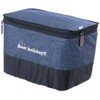 Kawadomi Seisakusho Bicycle 2-Tier Front Basket Cover Denim Pattern (Wide
