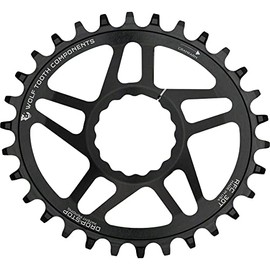 Wolf Tooth Components Powertrac Elliptical Direct Mount Drop-Stop Chainring: 36T, for RaceFace Cinch Cranks, Boost