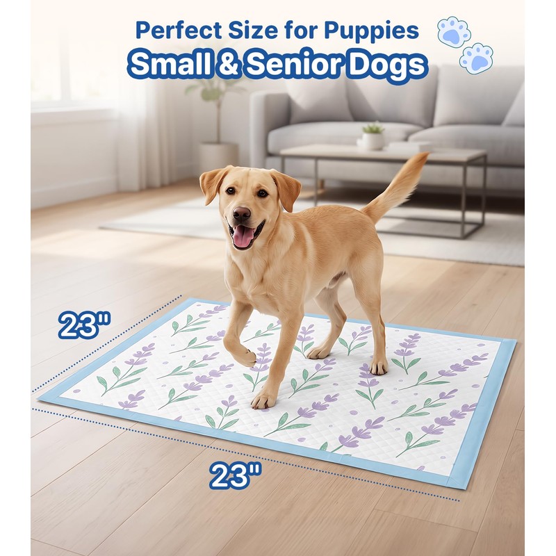 Puppy Pads for Dogs, Dog Potty Training Pads, 6-Layer Leakproof