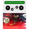Pre-Installed Bearings Idler Pulley Kit Compatible with Toro 30" Timemaster