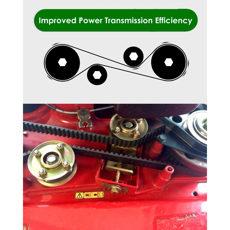 Pre-Installed Bearings Idler Pulley Kit Compatible with Toro 30" Timemaster