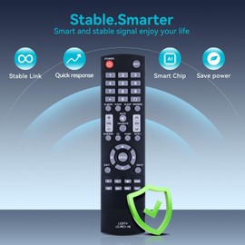 ZWP LC-RC1-16 Replacement Remote Control fit for Sharp LCD HDTV LC32LB370U LC-32LB370 LC32LB370 LC-32LB370U LC-32LB480U LC32LB480U LC-40LB480U LC40LB480U LC-50LB370 LC50LB370 LC-50LB370U LC50LB370U