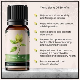 Calmer Solutions Ylang ylang III 100% Essential Aromatherapy Oil 10ml