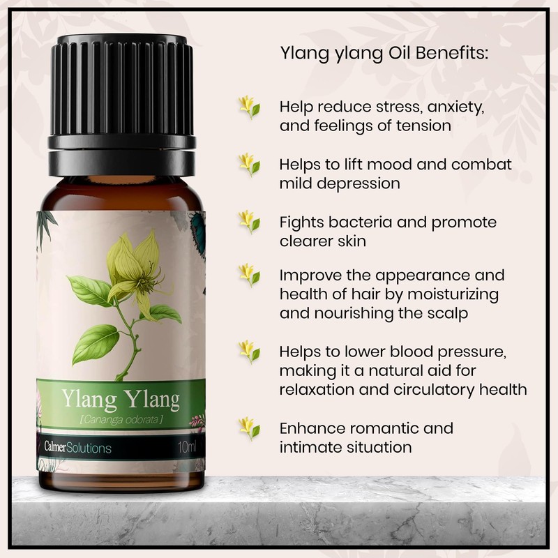 Calmer Solutions Ylang ylang III 100% Essential Aromatherapy Oil 10ml