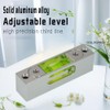 High precision aluminum alloy metal adjustable level bubble small square