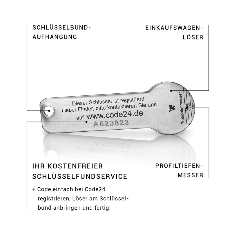 Einkaufswagenlöser Chefsache/Shopping Trolley Extractor - Includes 1 Year Key Finding