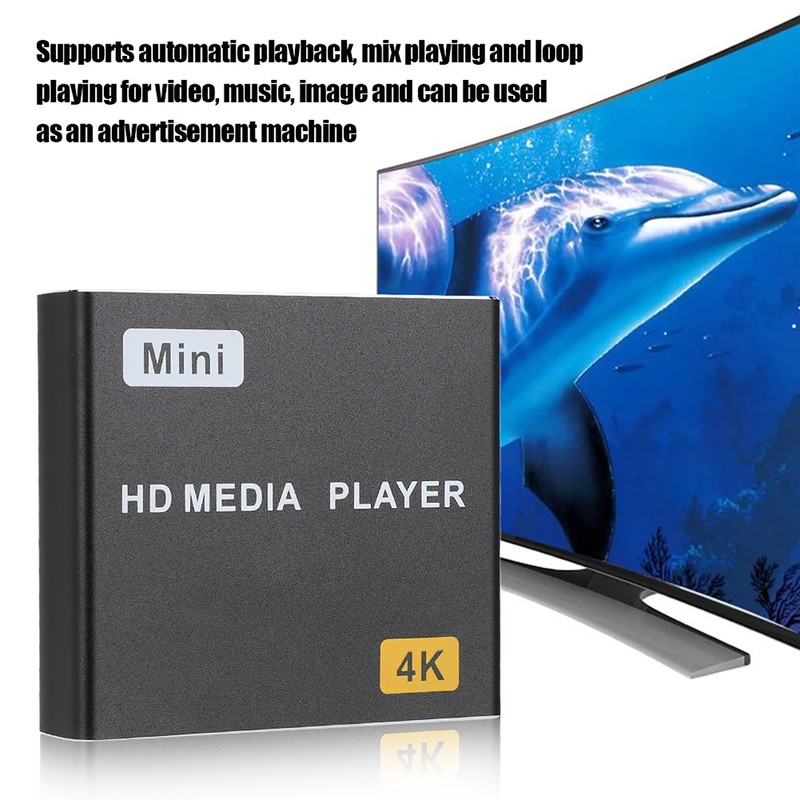4K Full HD Digital Media Player HDMI USB s SPDIF