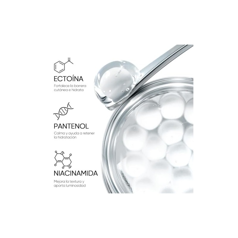 SKINTIFIC Ectoin Crema Hidratante en Gel para Piel Sensible, 30g,