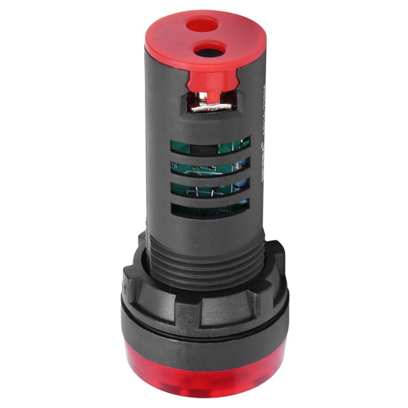 10 Pcs BERM® LED Buzzer AD16‑22SM Red Light Flash Alarm