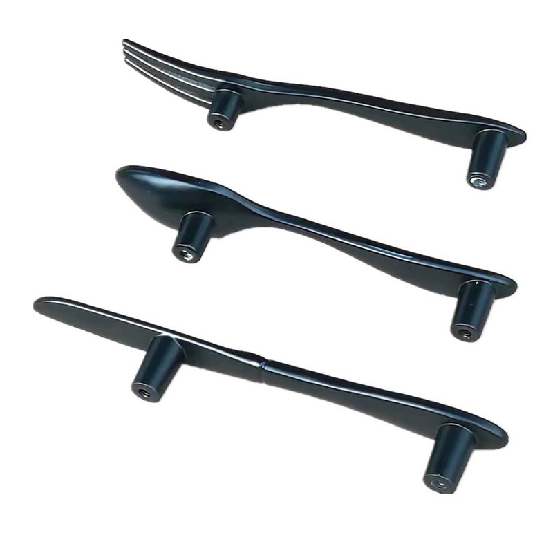 3Pcs DIY Creative Spoon Fork Knife Kitchen Cabinet Closet Drawer