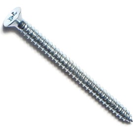 Hard-to-Find Fastener 014973289669 Phillips Flat Sheet Metal Screws, 4 x 1-1/2, Piece-100, zinc