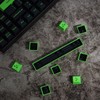 Sumgsn 172 Keys Wave Keycaps Set, Cherry Profile Doubleshot, Green,