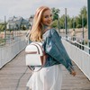 Lexiyat Small Backpack Purse for Women Leather Mini Convertible Designer
