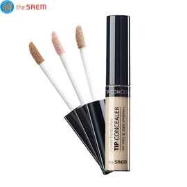 THE SAEM Cover Perfection Tip Concealer 6.5g  SPF28/PA++, Shade:0.5 Ice Beige