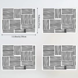 240 Pcs Line Wall Decals Modern Wall Stickers Boho Line Wall Stickers Abstract Wall Art Decor Black Line Wall Stickers Removable Peel and Stick Modern Stickers for Nursery Kids Room Farmhouse Decor