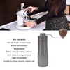 Coffee Grinder Stainless Steel Manual Coffee Grinder Portable Hand Crank