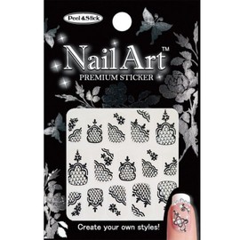 Nail Ssen Nail Art Sticker NSE Black NSE-B-02 / 네일쎈 네일아트스티커 NSE 블랙 NSE-B-02