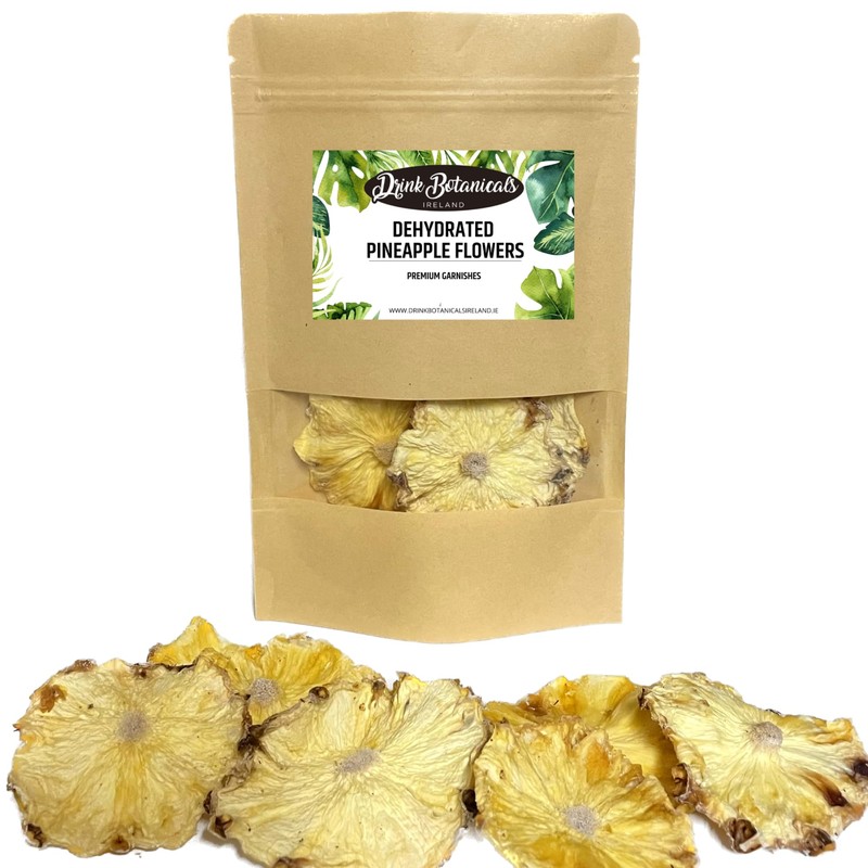 Dehydrated Dried Pineapple Slices Flowers | 100% Natural | For