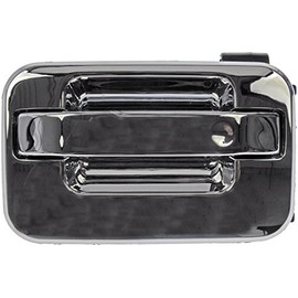 Dorman 91075 Rear Driver Side Exterior Door Handle Compatible with Select Ford/Lincoln Models, Chrome