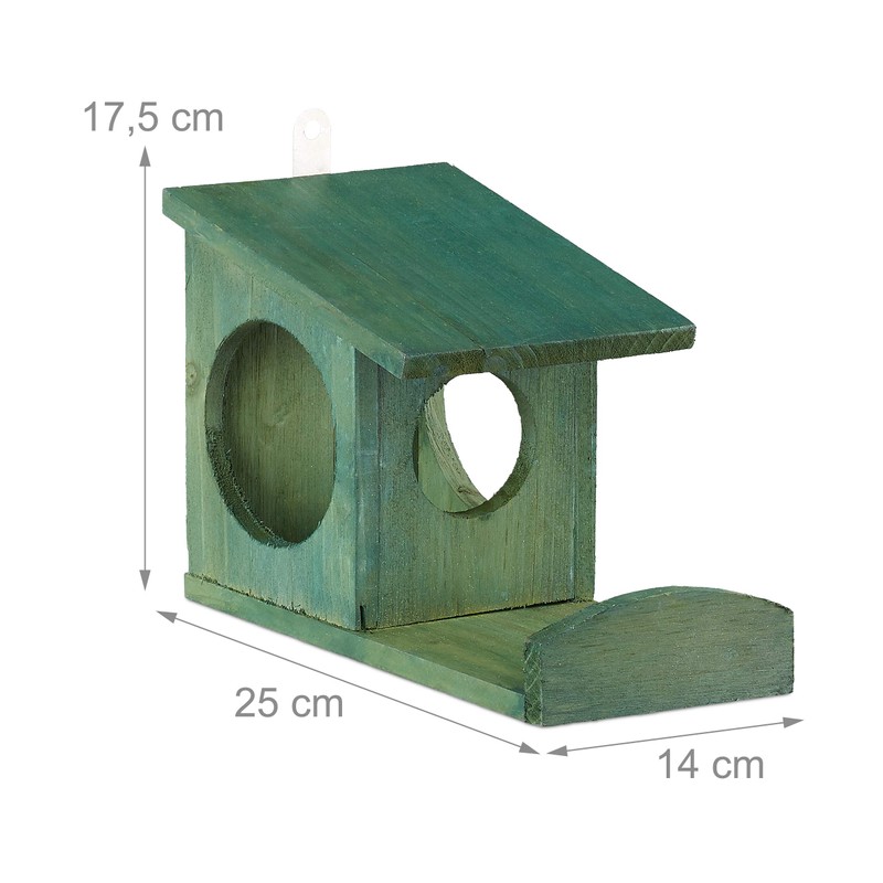 Relaxdays 10026317_747 Squirrel Feeder 17.5 x 14 x 25 cm
