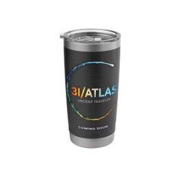 3I ATLAS Ancient Traveler & Space Design & Science Astronomy Stainless Steel Insulated Tumbler