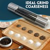 LHS Pepper Grinder Pepper Mill Salt Grinder Refillable- Large Capacity