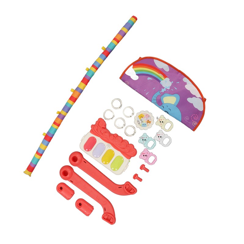 Baby Gym Piano Mat Lullabies Lights Detachable Early Educational Baby