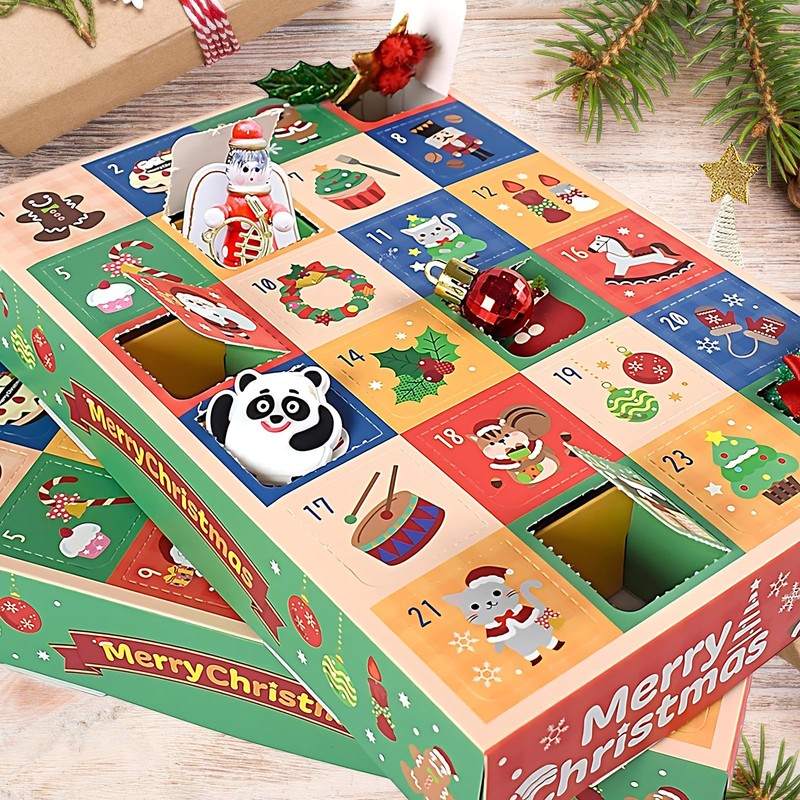 5Pcs DIY Christmas Advent Calendar, 24 Days to Fill Fun
