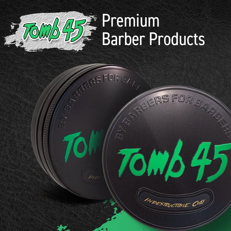 Tomb45 Indestructible Hair Clay, High Strong Hold with Matte Finish