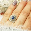 The Silver Plaza Sterling Silver Tanzanite Ring, Size 6.5