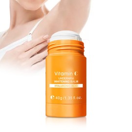 YUYTE Whitening Cream, Skin Whitening Underarm White Balm, Whitening Cream, Correction Dark Spots and Odour Remover, Vitamin C Enriched, Nourishes and Hydrates the Skin