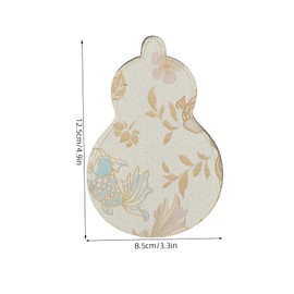 Beavorty Chinese Style Scissor Bag Mini Gourd Shaped Pouch for Scissors Protection Elegant Storage for Sewing Embroidery Hair Styling Tools