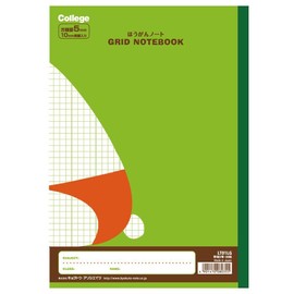Kyokuto LT01LG B5 College Animal Series Study Notebook, 0.2 inch (5 mm) Grid lines, Animal: Bear
