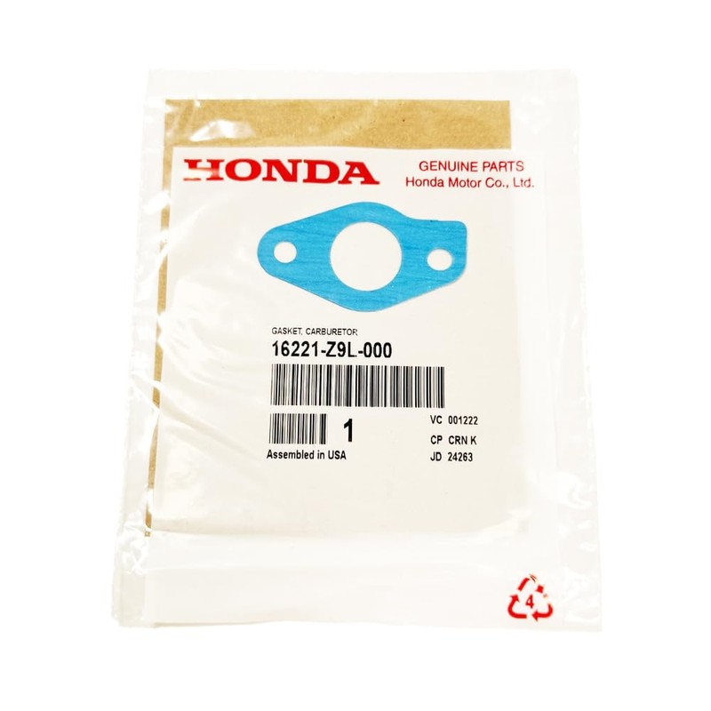 Honda 16221-Z9L-000 Carburetor Gasket for GCV170, GCV200 Engines on HRN216