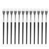 Small Stipple Brush, 12Pcs Dual Layers Bristles Cosmetic Brush Set