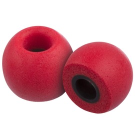 Xcessor FX4.9 Round (M) 4 Paar Memory Foam In Ear Kopfhörer Ohrpolster Größe Mittel. Rot