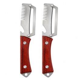 2 Pack Multifunctional Vegetable Peeler, Stainless Steel Vegetable Peeler for Kitchen with Julienne Cutter and Bottle Opener, Potato and Carrot Peeler for Fruits and Vegetables