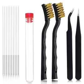 3D Printer Accessories, 14 PCS 3D Printer Tool Nozzle Cleaning Kit with Tweezers Cleaning Needles Wire Brush for Cleaning 3D Printerss
