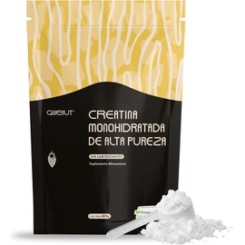 Creatina Monohidratada Creapure 450g – QÜENUT CRE450, 90 Porciones Veganas